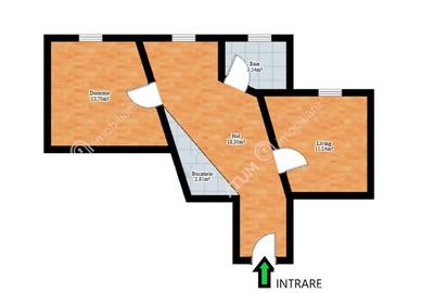 Apartament cu 2 camere decomandate zona ultracentrala din Sibiu - 10