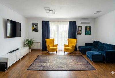 Apartament cu 3 camere, mobilat în Băneasa