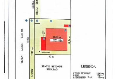 Vanzare depozit/hala/spatiu industrial SERVICE AUTO cu teren 5.980mp Domnesti - - 3