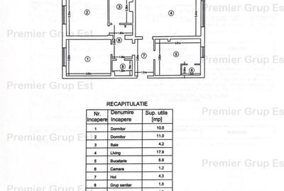 Apartament 3 camere, PALAS Mall, 64mp - 1