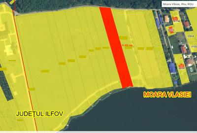 Teren de 6.303mp cu acces direct la lac, între pădure și apă – Moara Vlăsiei - 1