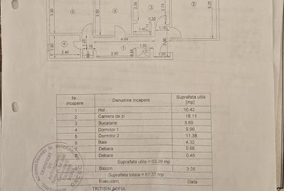 Apartament 3 camere cu BALCON - CARTIER E3 - 12