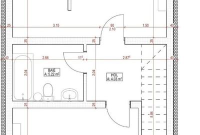 Duplex 4 camere Giroc. Terasa 17mp. Bucatarie inchisa. - 5