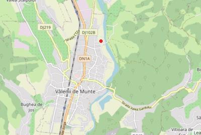 Teren intravilan  Vălenii de Munte – 9.123 mp | Deschidere 45 ml | Lângă râul Te - 16