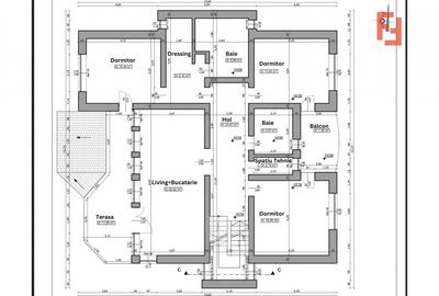 COMISION 0% Casa individuala 8 camere, Sacalaz - Pivnita, teren 1198 mp, asfalt - 40