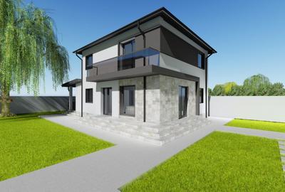 Casa P+1 la rosu, 130 mp, zona Metro–Aeroport Craiova - 1