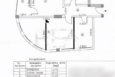 3 camere Vatra Luminoasă, centrală, et. 3, an 2013, 72 mp - 13