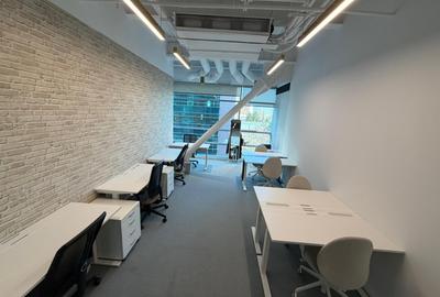 Birou privat premium ( 6- 8 persoane, cu lumină naturală, la Supertree Pipera) - 5