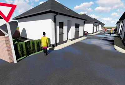 Casa  pe parter 3 cam+Pod.Teren 210mp. - 25