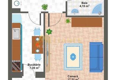 OCAZIE UNICA -> Garsoniera spatioasa / Zona Berceni - Aparatorii Patriei - 1