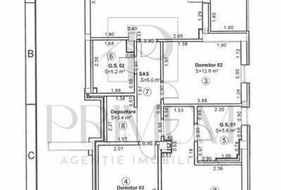 TORONTAL - PENTHOUSE - LIFT - 4 CAMERE - 2 BAI - 2 BALCOANE - INCALZIRE PARDOSEA - 12
