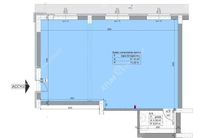 Spatiu comercial cu 2 locuri de parcare zona Pictor Brana din Selimbar - 3