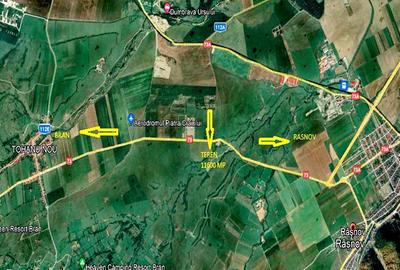 Teren intravilan la DN 73 iesire din Rasnov spre Bran - 1
