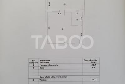Garsonieră decomandată în Făgăraș