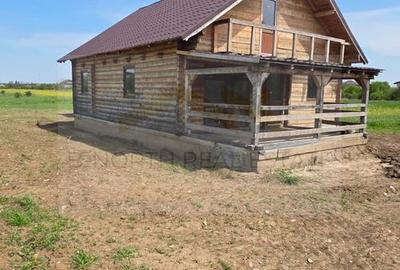 Cabana de vânzare din lemn masiv Mihăilești | 400 mp teren -Potențial investiție - 4