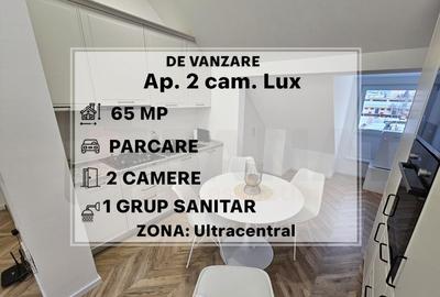 RO/EN Ap. nou de lux, 2cam., Ultracentral, 60mp, curte |VIDEO