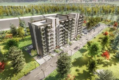 Apartament cu 2 camere - baie cu geam - 49.05 mp utili - 9