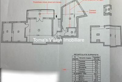 Apartament cu 4 camere semidecomandat în Cișmigiu