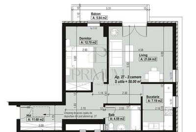 Aradului - 2 Camere - Etaj 5 cu LIFT - Bloc nou - Loc de parcare inclus - 8