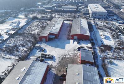 Hală industrială de închiriat – 3.100 mp (1.600 mp + 1.500 mp) – Strada Sinaia - 3