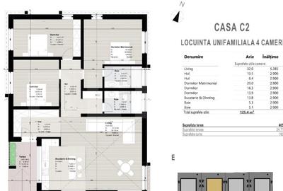 Casă individuală în Sânpetru – 4 camere, tavane 3 m, geamuri mari 215.000EUR - 3