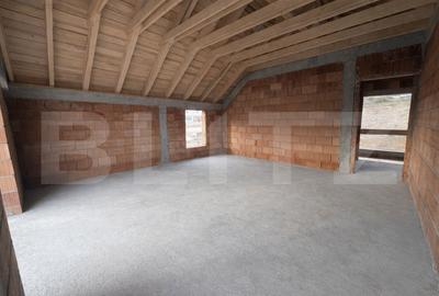 Casa premium semifinisata cu geam panoramic, garaj si teren 786mp - 6