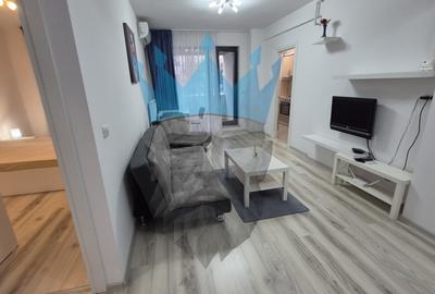 Apartament cu 2 camere semidecomandat, mobilat în Central