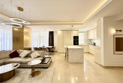 Apartament cu 4 camere semidecomandat, mobilat în Herăstrău