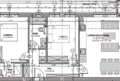 Apartament 3 camere 2 bai boxa si balcon etaj 2 - Doamna Stanca Sibiu - 3
