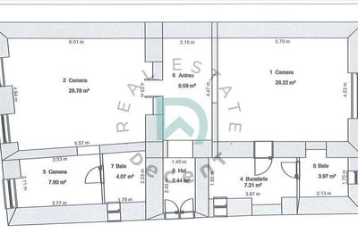 Apartament 93 mp la casa de vanzare - strada Mitropoliei, - 7