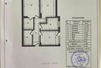 Apartament 3 camere vanzare Damaroaia cu parcare dubla subterana inclusa in pret - 11