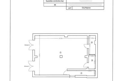 Spatiu comercial cu terasa, 88 mp utili, alimentatie publica, zona Piezisa - 3