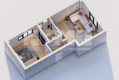 Apartament cu 2 camere în Central