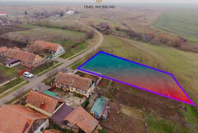 Teren Ianova 1200 mp, vatra satului | asfalt, utilitati | Comision 0% - 6