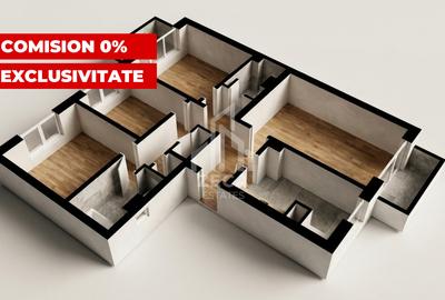 Apartament cu 4 camere decomandat în Rahova