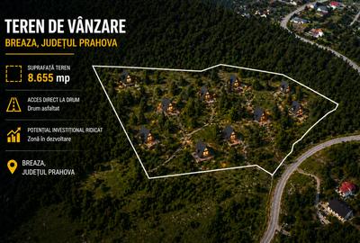 Teren panoramic | Breaza de Sus | 8655 mp | Potential dezvoltare turistica - 3