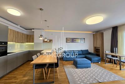 Apartament cu 3 camere semidecomandat, mobilat în Semicentral