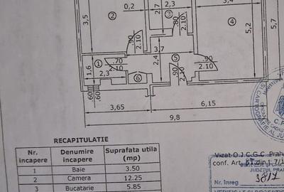 Se vinde apartament etaj unu , doua camere,decomandat pret 67000 euro negociabil - 1