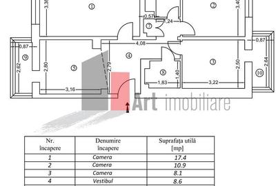 Vindem apartament cu 3 camere, Crângasi - 17
