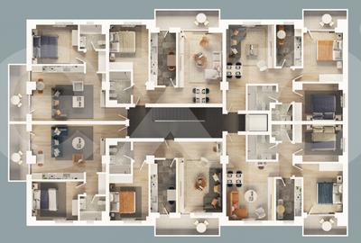 Apartament 2 camere in Mioveni | Bloc Nou 2026 - 4