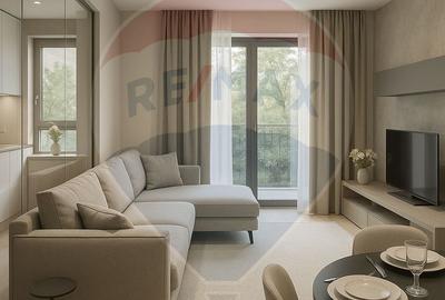 Apartament cu 2 camere decomandat în Pipera