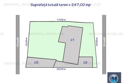Teren intravilan de vanzare, zona P-ta Mihai Viteazu, 247,00 mp #16676 - 2
