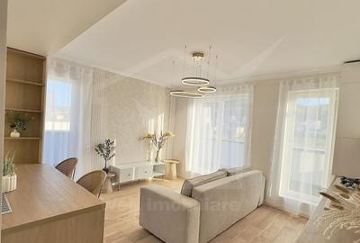 Apartament cu 2 camere, mobilat în Florești