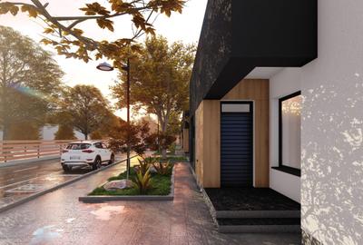 Casă individuală cu 4 camere în Domnești