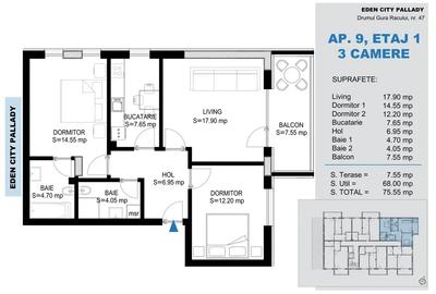 Apartament 3 Camere Decomandat Theodor Pallady 15min METROU N Teclu - 7