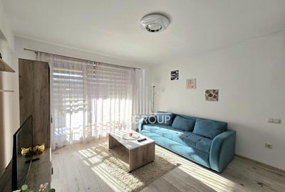 Apartament cu 2 camere semidecomandat, mobilat în Central