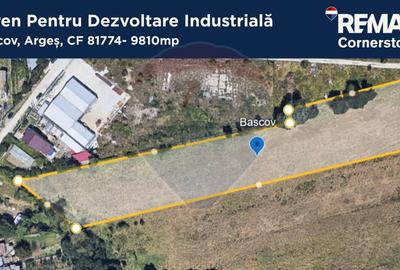 Teren industrial intravilan 9.810 mp – Bascov, acces A1, E81 - 1