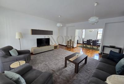 Apartament cu 5 camere decomandat, mobilat în Herăstrău