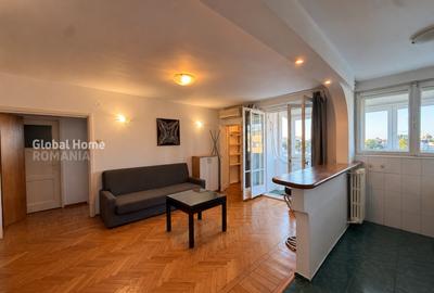 Apartament cu 2 camere semidecomandat, mobilat în P-ța Amzei