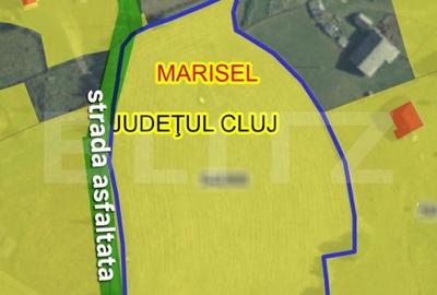 Teren Construcții extravilan de 12474 mp, în Mărișel